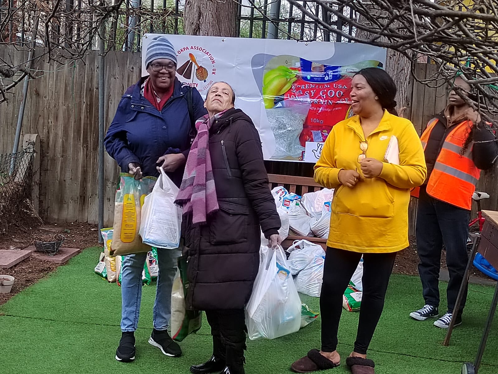 Volunteers participating in the Shadwell Community Food Support Outreach