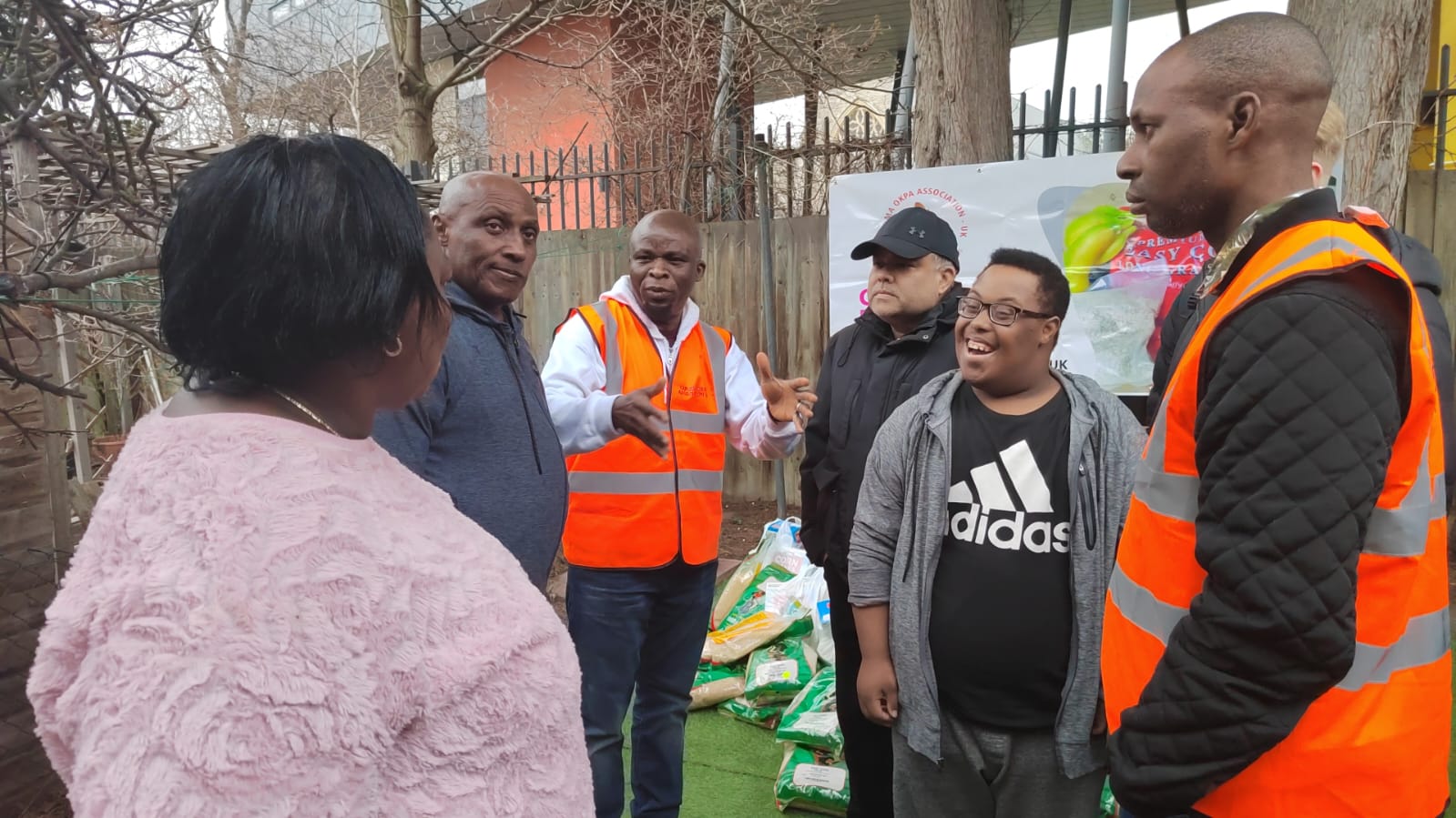 Volunteers supporting the Shadwell community through Ekpoma Okpa Association UK
